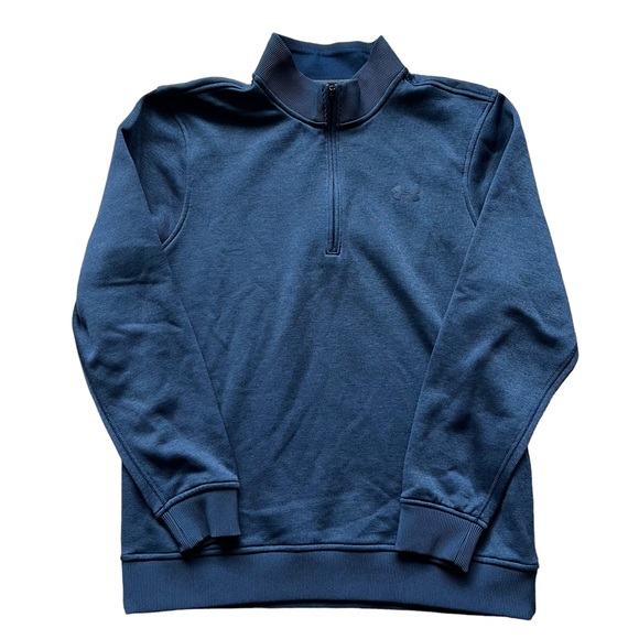 Under Armour Storm Fleece Sweater Long Sleeve Navy Blue Men's Size M - Picture 8 of 13